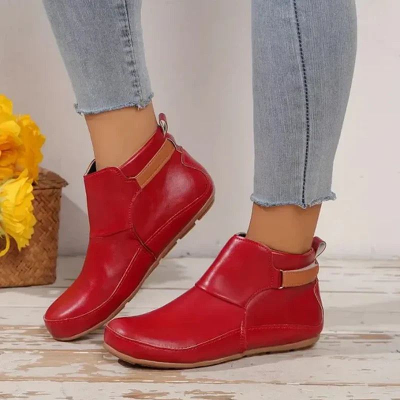 Wide Width Slip-On Ankle Boots