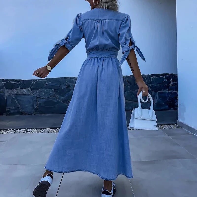 Tara denim dress