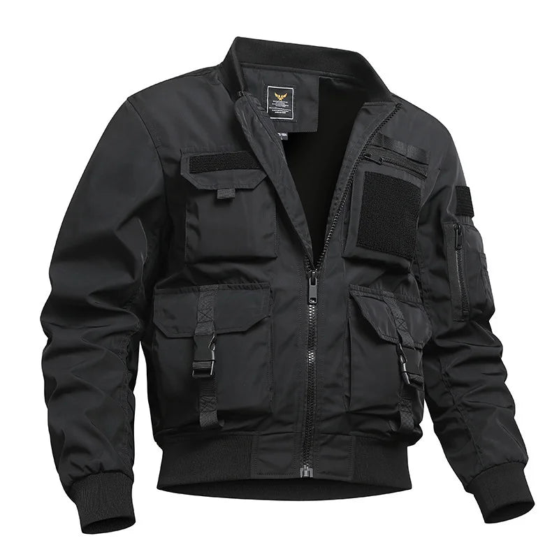 Military Bomber Jackets Men's Wear-Resistant Windbreaker Coats
