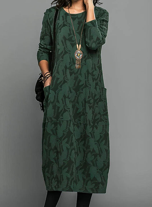 JOLY - long-sleeved printed dress