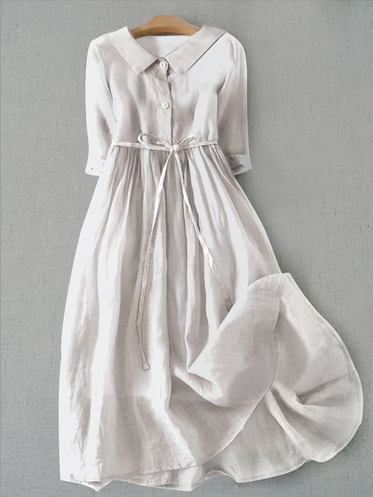 Literary Simple Cotton Dress