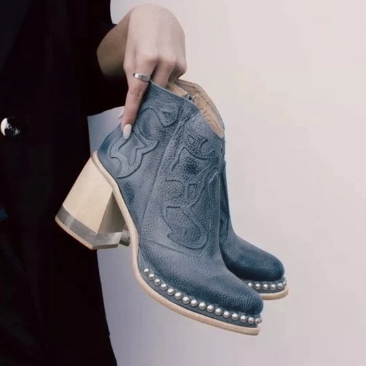 Ralph Mattew Norwich Embroidered Leather Boots