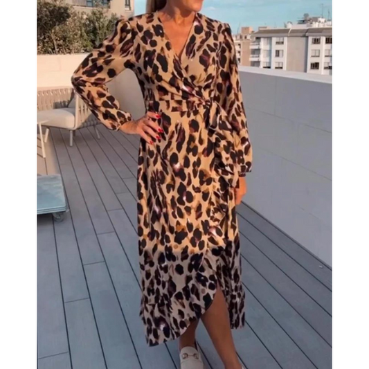 Lisandra™ - V-neck dress