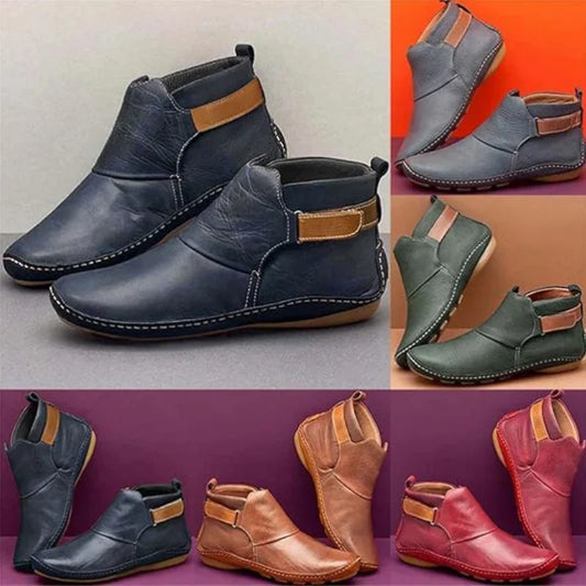 Wide Width Slip-On Ankle Boots