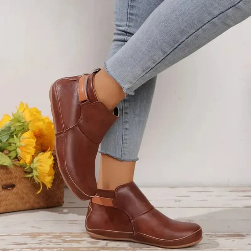 Wide Width Slip-On Ankle Boots